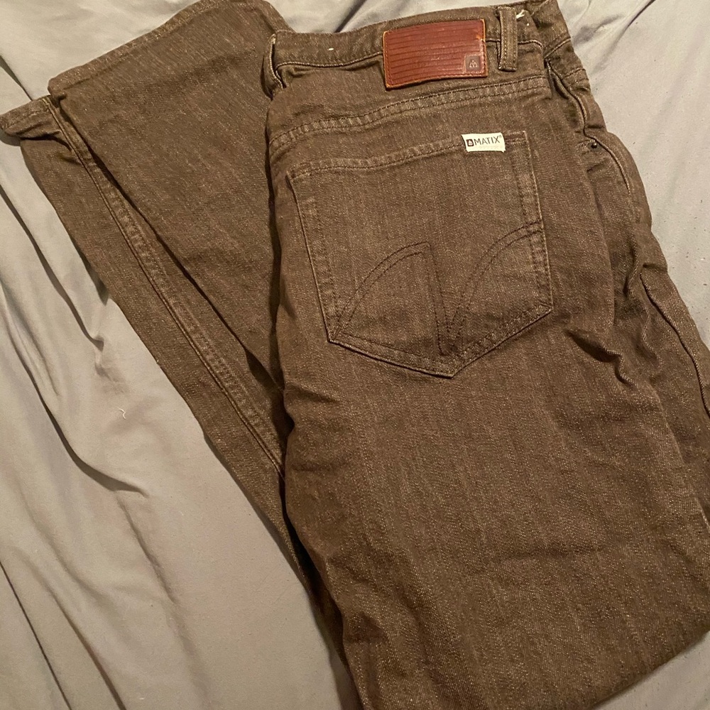 Matix brown denim jeans